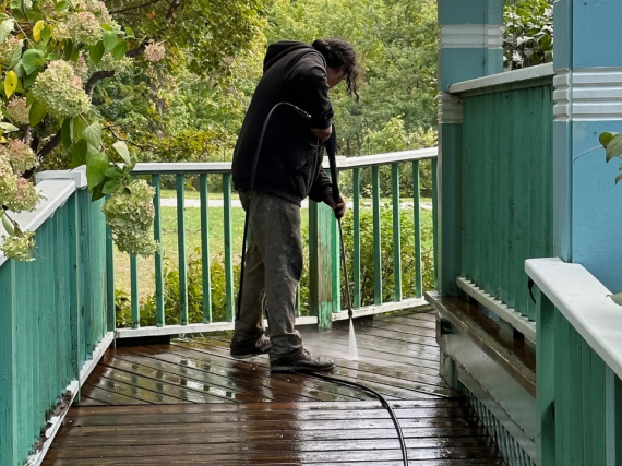power washing