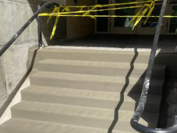 Concrete Stairwell Repair AFTER