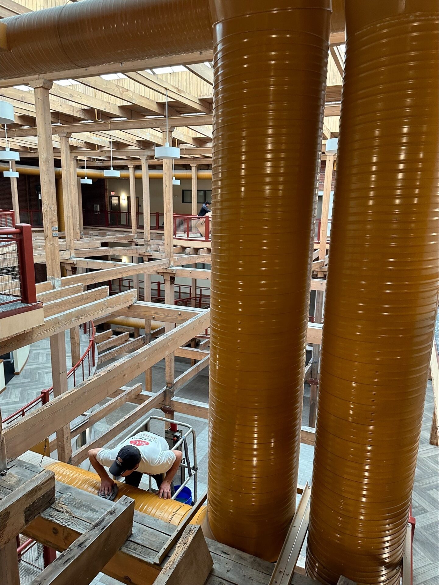 Bridgeview air duct painting AFTER