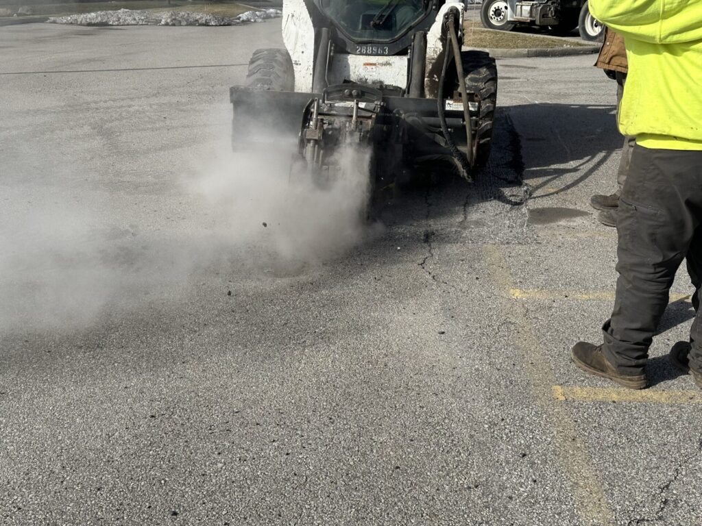 Fat Head's Brewery parking lot repair