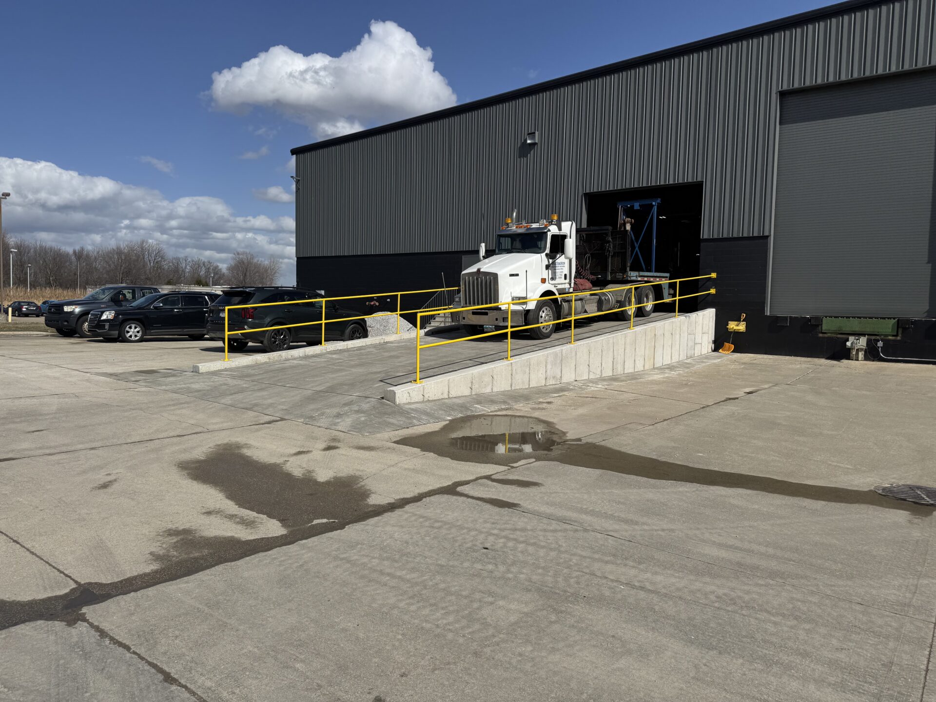 cement drive ramp
