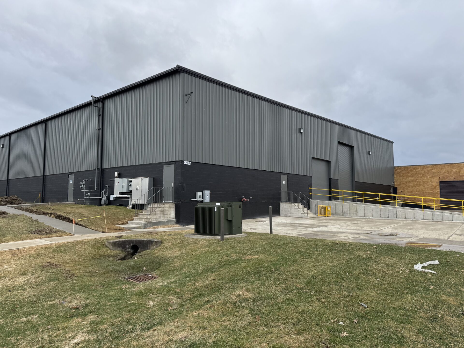 warehouse painting BEFORE