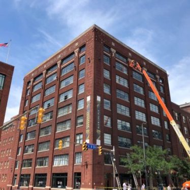 bridgeview tuckpointing commercial building project