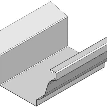 flange back gutter